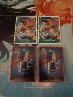 One Piece x Redbull Double Don with Promo Luffy - 2 full sets - Image 1