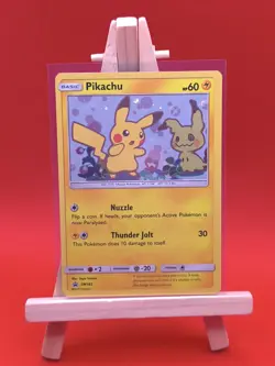 Pikachu SM162 Sun & Moon Ultra Rare Holo Black Star Promo Pokemon Card - Image 4