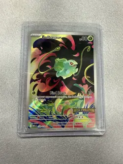 Pokemon TCG Bulbasaur Card 133/132 Mega Evolution Holo Stamped Promo - Image 1