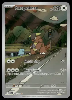 Pokemon Cards Kangaskhan 204/182 Destined Rivals Illustration Rare NM - Image 1