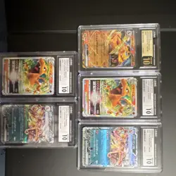Pokemon TCG Charizard Foil Japanese Nintendo Lot of 5 Standard Cards - Image 1