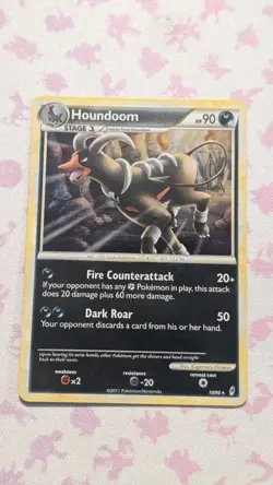 Pokemon TCG CALL OF LEGENDS 2011 Houndour Houndoom Lot of 2 Cards - Image 3