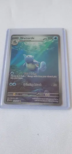 Pokemon TCG Wartortle Scarlet & Violet 151 Secret Illustration Rare Card 171/165 - Image 1
