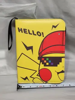 Pikachu Pokemon Card Binder New Sealed Holds 440 Cards with Sleeves and Pages - Image 1