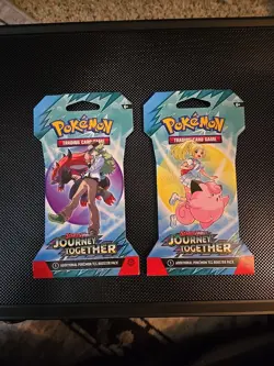 Pokemon TCG Sleeved Booster Pack Lot of 6 Factory Sealed Mixed Sets. - Image 2