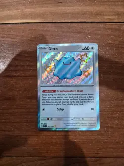 2024 Pokemon Ditto 201/091 S&V: Paldean Fates Shiny Holo Rare !! 🔥🔥 - Image 1