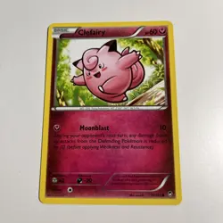 70/111 Clefairy Common: Pokemon Trading Card Game XY-03 Furious Fists Fairy Type - Image 1