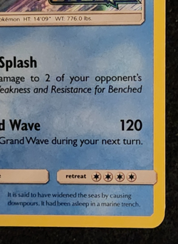 2018 Pokemon Black Star Promo Stamped Prerelease Kyogre #SM129 EX-NM - Image 4