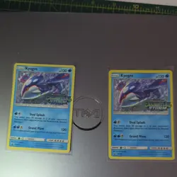 (2) Kyogre SM129 SM Black Star Promos Promo Pokemon LP - Image 1