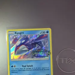 (2) Kyogre SM129 SM Black Star Promos Promo Pokemon LP - Image 3