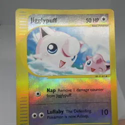 Pokemon Jigglypuff 68/144 Skyridge REVERSE HOLO excellent condition RARE & CASE - Image 3