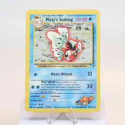 Pokemon TCG - Misty's Seaking 55/132 Gym Heroes Uncommon WOTC - PL - Image 2