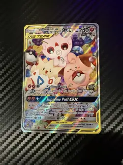 Pokemon TCG Togepi Cleffa Igglybuff GX Tag Team Alternate Art 143a/236 - Image 1