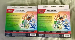 Pokemon First Partner Illustration Collection Series 1 Box New Lot of 2 IN HAND! - Image 2