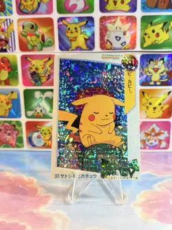Pokemon Holo Vintage Pocket Monsters Laundrymat Vending Machine Sticker 98 Japan - Image 4