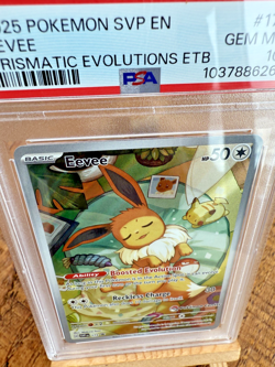 Eevee 173 Pokemon Center Error Prismatic Evolutions PSA 10 - Gem Mint MISLABEL - Image 3