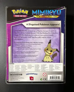 POKEMON TCG Mimikyu Premium PIN Collection Factory Sealed Box-3 Booster Packs - Image 2