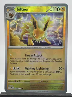 Jolteon 029/131 - Pokemon TCG Prismatic Evolutions Masterball Reverse Holo - NM - Image 1