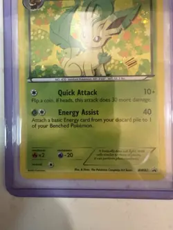 Pokemon Leafeon BW87 Black & White Promo Holo Stage 1 HP 90 Quick Attack - Image 3