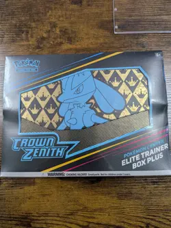 Crown Zenith Pokemon Center Elite Trainer Box Plus ETB - New Factory Sealed - Image 1