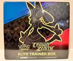 Pokemon TCG Crown Zenith ETB Elite Trainer Box Factory Sealed New - Image 1