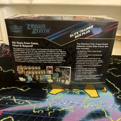Crown Zenith Pokemon Center Elite Trainer Box (ETB) FACTORY SEALED!! - Image 3