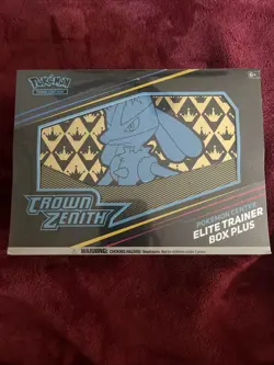 Pokemon Center Crown Zenith Elite Trainer Box PLUS ETB FACTORY SEALED - Image 1