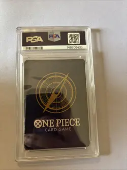 One Piece TCG Dracule Mihawk OP01-070 Alt Art PRB01 English PSA 9 - Image 2