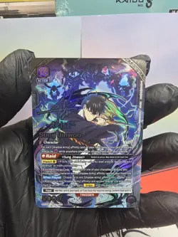 Union Arena: Sung Jinwoo SR** (022) Signature, UE17BT : Solo Leveling - Image 1