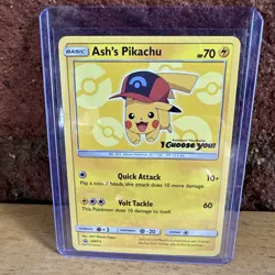 2017 Pokemon Ash's Pikachu Card Set Promo SM110, 111 112 - I Choose you Movie - Image 5