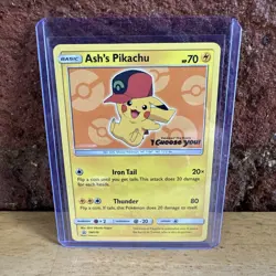 2017 Pokemon Ash's Pikachu Card Set Promo SM110, 111 112 - I Choose you Movie - Image 4