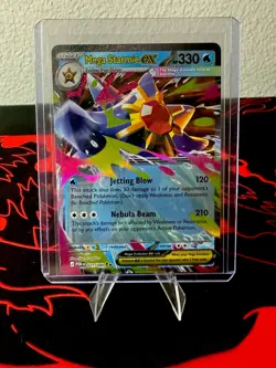 Mega Starmie EX 021/088 (NM) Perfect Order Holo Pokemon TCG Card - Image 1