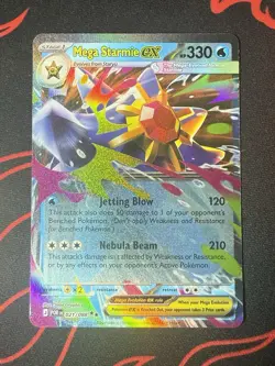Mega Starmie EX 021/088 (NM) Perfect Order Holo Pokemon TCG Card - Image 3