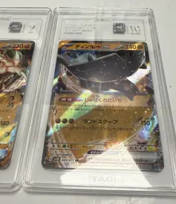 Pokemon Japanese Graded Card Lot Tag 10 Ting-Lu EX+Gastly&Golem EX Mint 9 - Image 5