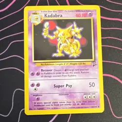 Kadabra 46/130 (HP) Common Base Set 2 2000 WOTC Pokemon Card - Image 1