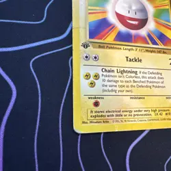 Pokemon TCG Electrode 18/64 Jungle 1st Edition Non-Holo Rare Card - Image 4