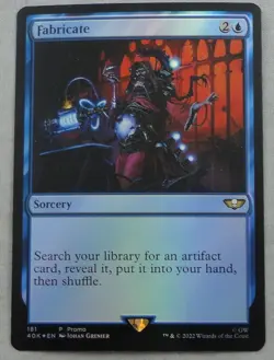 Magic The Gathering Fabricate Warhammer 40K Rare Promo Foil Card (LARP) - Image 1