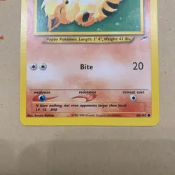 Pokemon TCG Growlithe & Slugma Neo Destiny Card 68/105 82/105Unlimited Common NM - Image 3