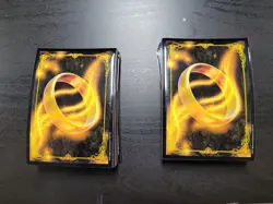 100 FFG Lord of the Rings Card Game Unlimited Art Sleeves The One Ring FFS68 NEW - Image 1