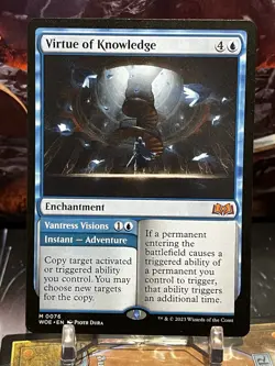 MTG | Virtue of Knowledge [WOE] NF - Image 1