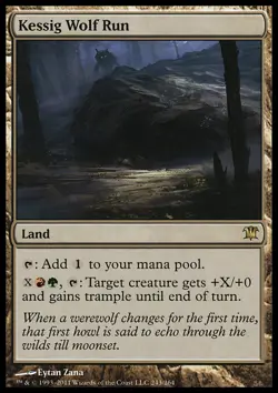 MTG KESSIG WOLF RUN GERMAN EXC - RISERVA DEI LUPI DI KESSIG - ISD - MAGIC - Image 1
