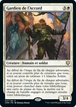 MRM FR/VF Gardien de l'Accord - Keeper of the Accord MTG Magic CMR - Image 1