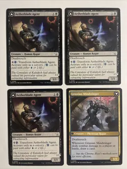 4x Mtg March Of The Machine Aetherblade Agent NM/M Magic The Gathering - Image 1