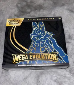 Pokemon TCG: Mega Evolutions Lucario ETB Sealed Brand New - Image 1