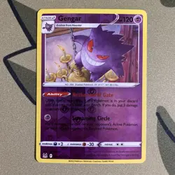 Pokemon TCG Gengar 066/196 SWSH11: Lost Origin Reverse Holofoil Rare Near Mint - Image 1