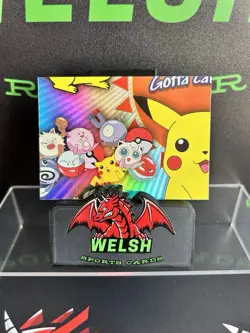 Topps Pokemon TV Animation 2000 Series 3 Rainbow Holo Puzzle P03 OF 6 Blue Logo - Image 1