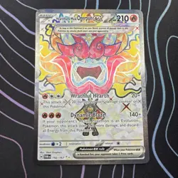 Pokemon TCG Hearthflame Mask Ogerpon EX Twilight Masquerade Ultra Rare 192/167 - Image 1