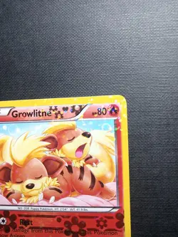 Pokemon Growlithe RC4/RC25 Legendary Treasures Radiant Collection Holo NEAR MINT - Image 3