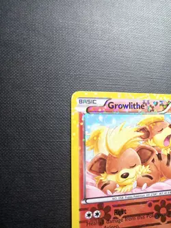 Pokemon Growlithe RC4/RC25 Legendary Treasures Radiant Collection Holo NEAR MINT - Image 4