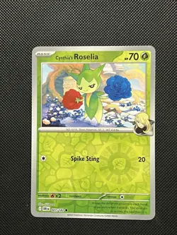 Pokemon Destined Rivals - Cynthia’s Roselia - 007/182 - Reverse Holo - M/NM - Image 2